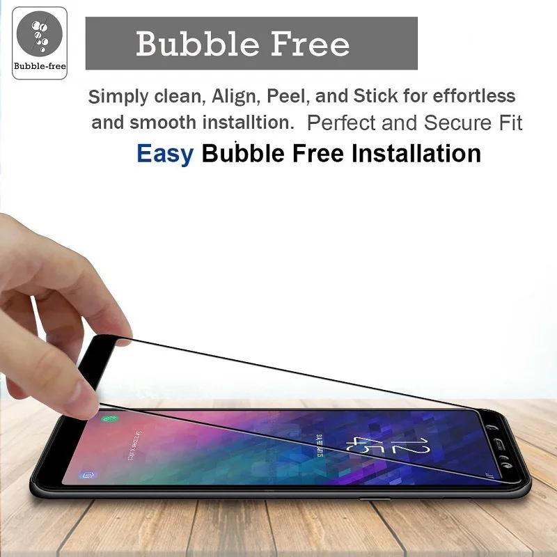 

VSKEY 10PCS Full Glue Tempered Glass For Huawei Honor 7A 7C 7X Full Cover Screen Protector Protective Film