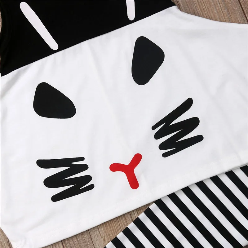 Комплект мягкой хлопковой одежды для маленьких девочек удобный топ без рукавов с