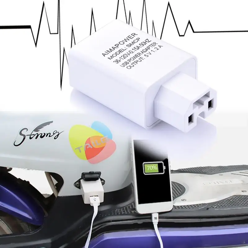 Электрические Мотоциклы зарядное устройство для мобильного телефона USB