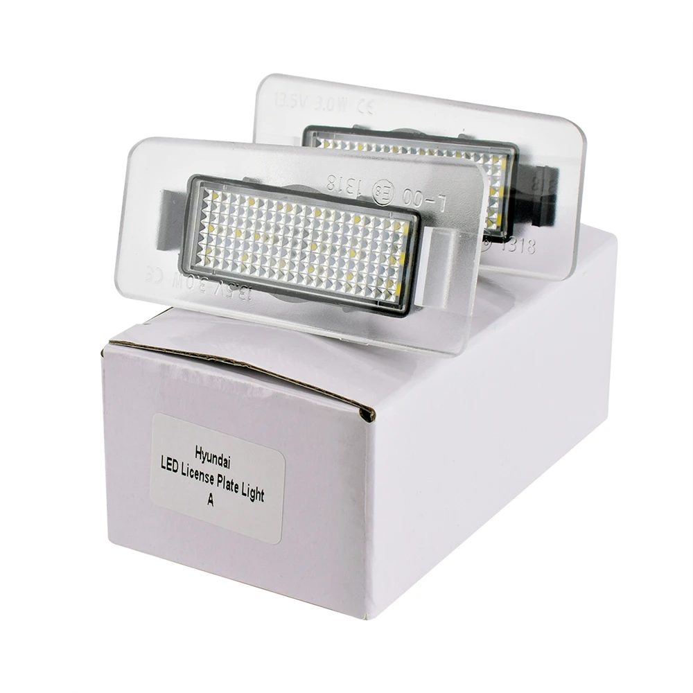 2 шт. белый автомобиль LED Canbus номерной знак свет для Hyundai Elantra 2011 ~ 2013 I30 2012 2014