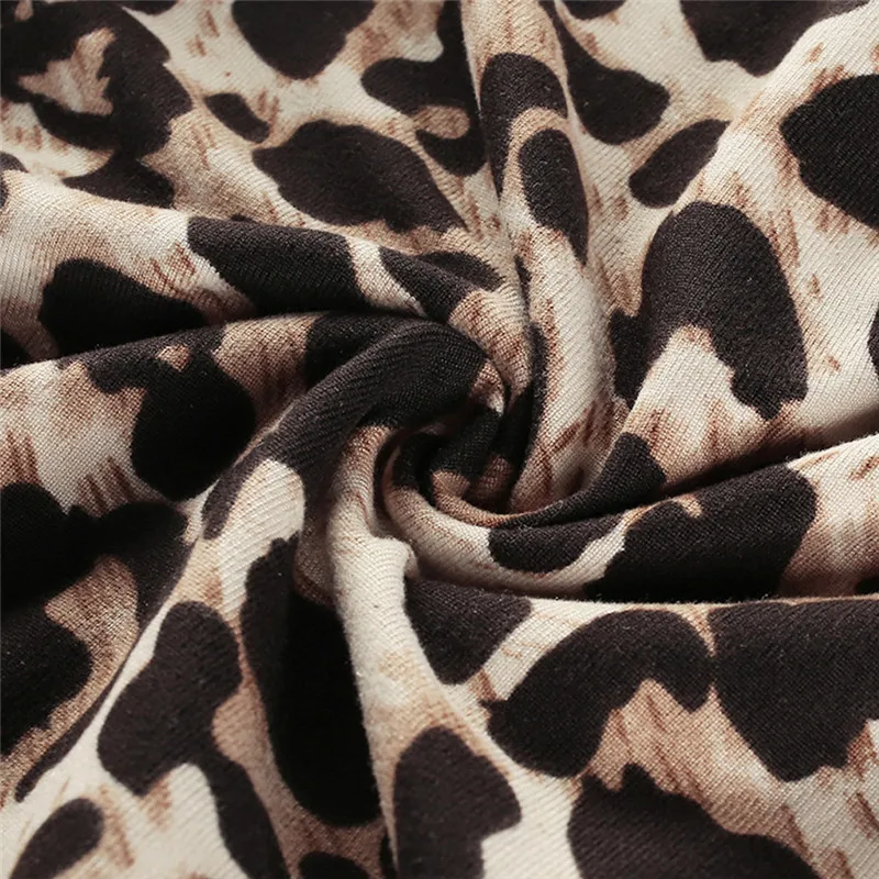 

Women sexy rompers bodysuits Clubwear Turtlenech long sleeve Slim Fashion Leopard print playsuits lady autumn set 2019 Hot sale