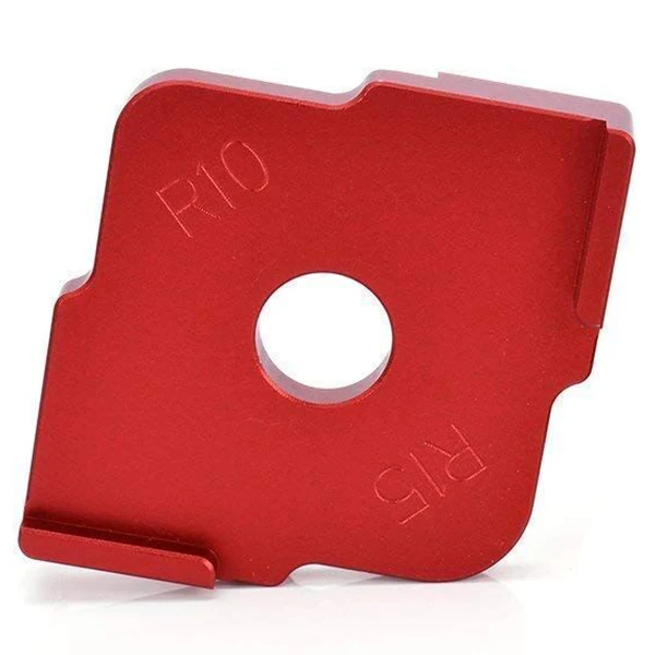 Durable R10 R15 Wood Panel Radius Quick Jig Router Table Bit Corner Template Woodworking Tool | Инструменты