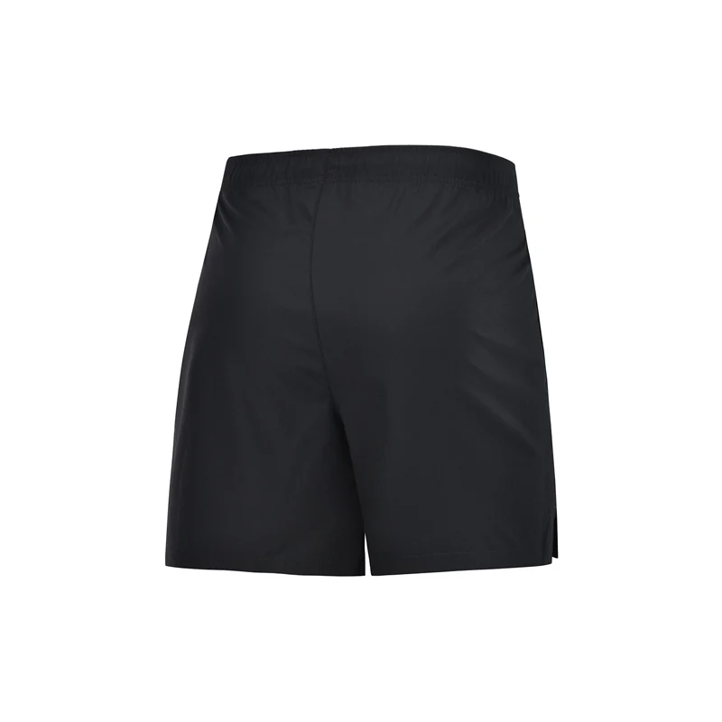 Мужские шорты для бега Li Ning черные Повседневные Дышащие Спортивные из 100%