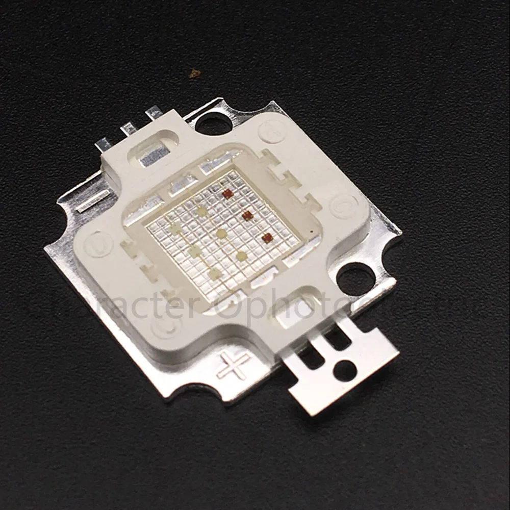 5 шт. высокомощный светодиодный чип 10 Вт COBLight Beads10 RGB Красный Зеленый Синий SMD диод