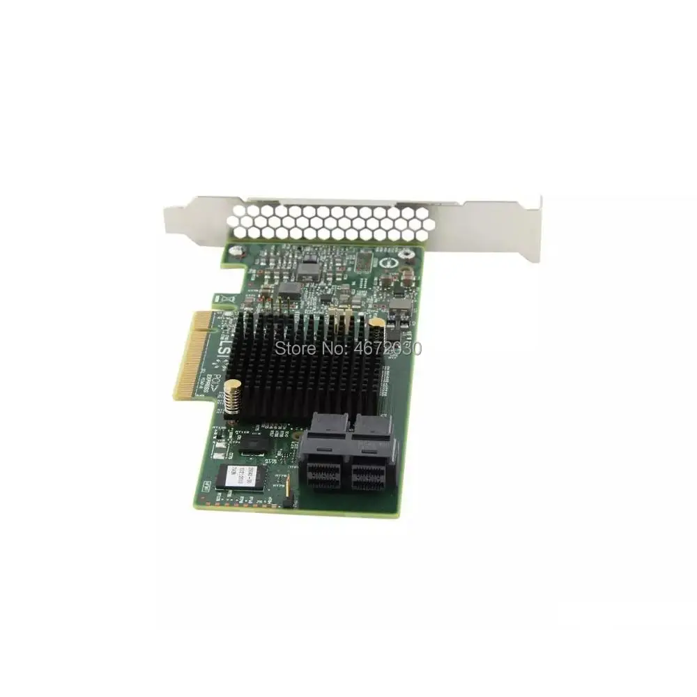 Новая карта контроллера Broadcom Avago LSI MEGARAID SAS 9341-8I/LSI 00407/ 8Port SATA/SAS PCI-E3.0 12 | Компьютеры и