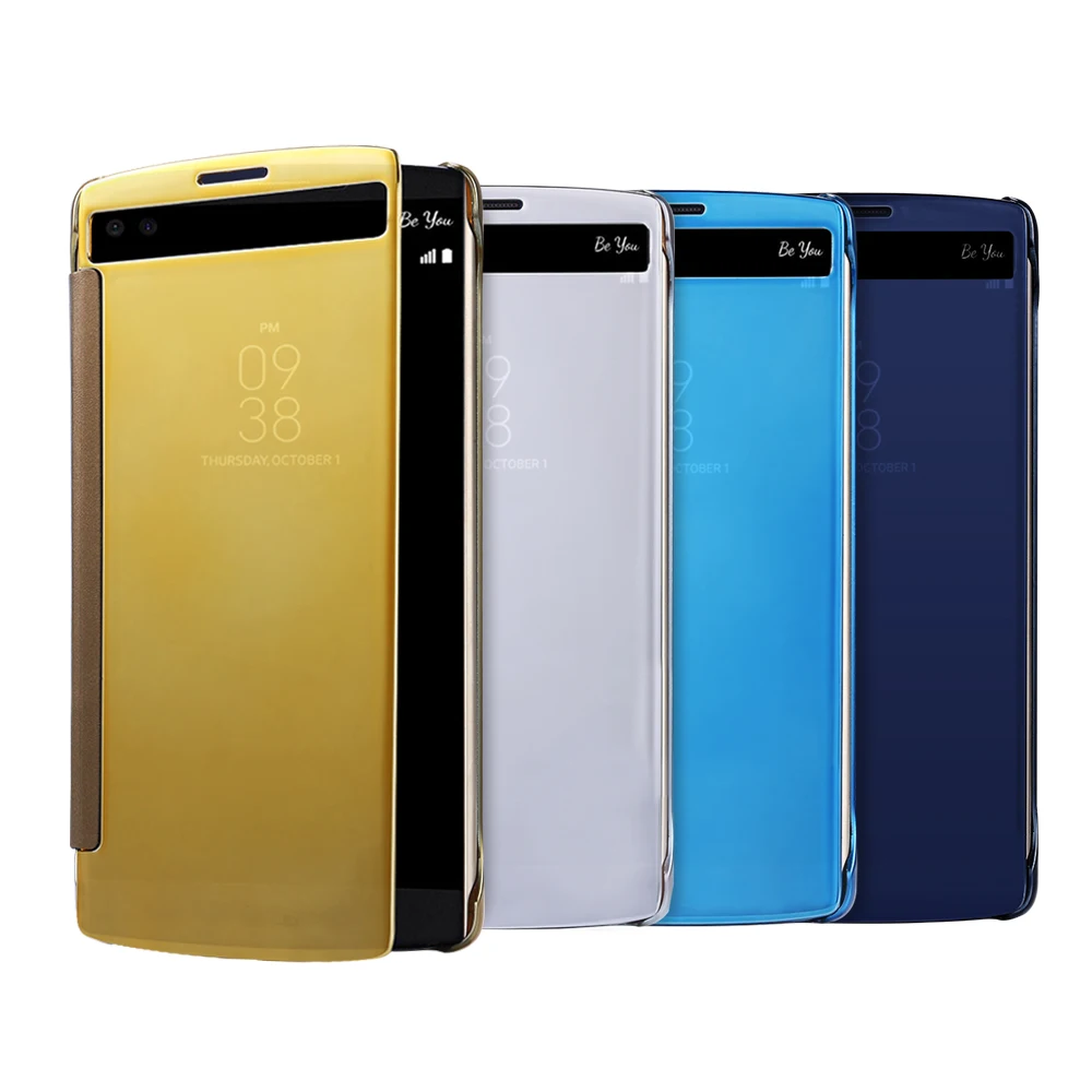 Kisscase флип чехлы Чехол для samsung Galaxy S8 S7 S6 Edge зеркальный чехол LG G5 G4 s iPhone X XS 8 7 6 6S Plus 5 5S