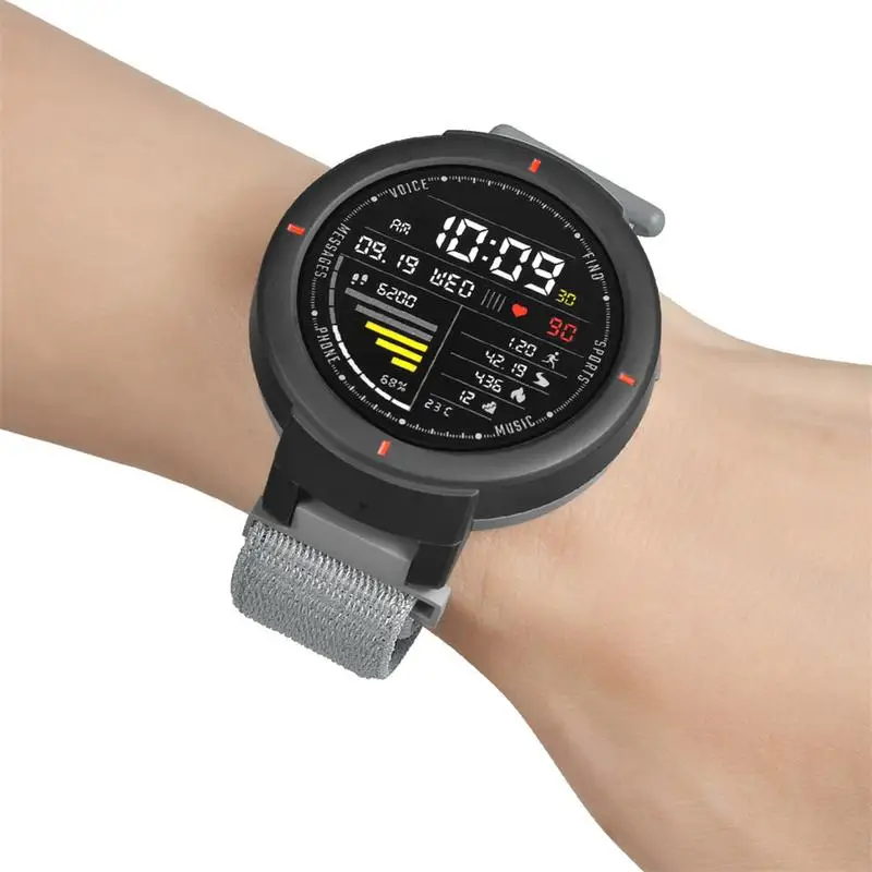 Ремешок для Huami 3 Смарт часов Amazfit Verge ремешок петля холст замена Huami3 #