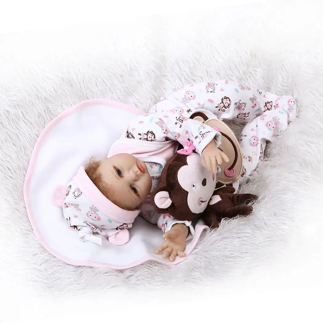 Кукла NPK Reborn Baby Реалистичная кукла для новорожденной девочки Boneca милая розовая