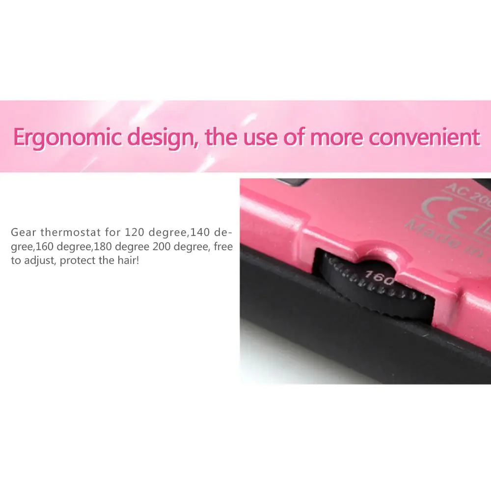 EAS-Kemei KM-2808 Tourmaline Ceramic Hair Straightener Curler Straightening Curling Irons Styling Tools |
