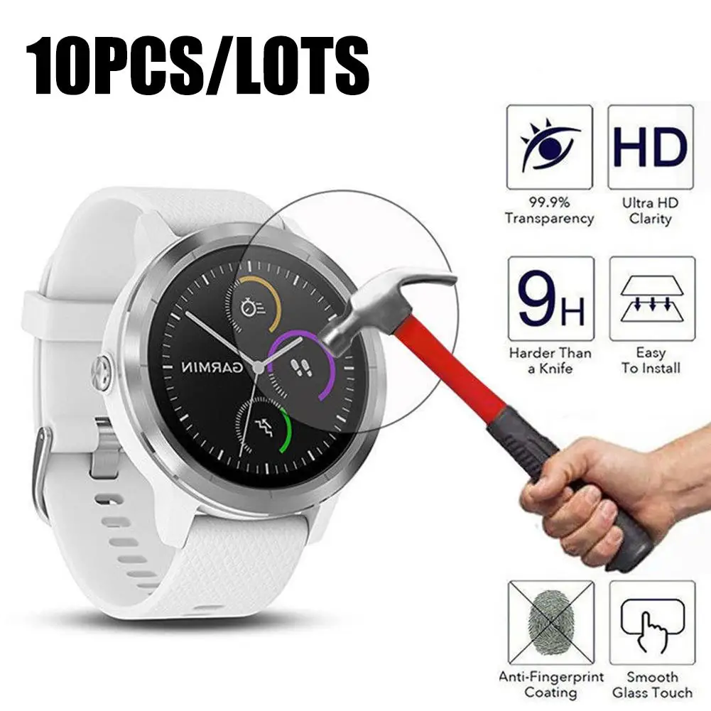 10 шт для Garmin Vivoactive 3 Закаленное Стекло защитная пленка Smart Защитная часов Экран