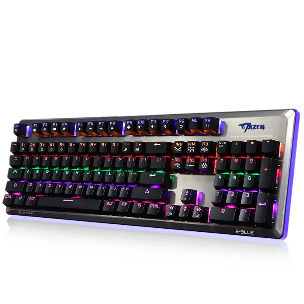 E 3LUE K727 NKRO Игры Механическая клавиатура Проводная с красочными Подсветка полный N
