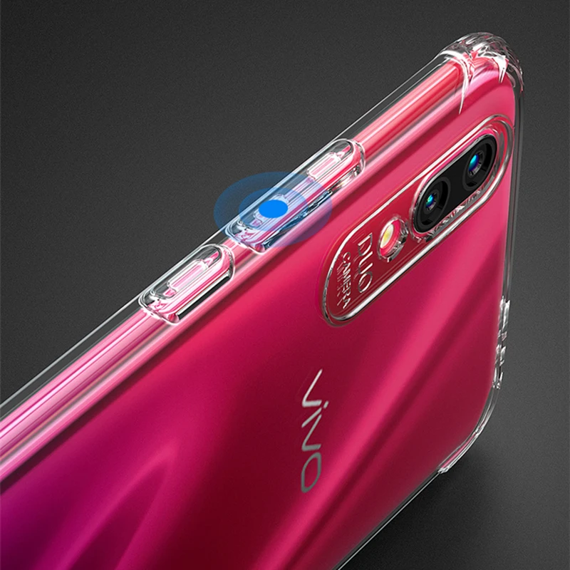 For BBK vivo iQOO NEX V7 Y83 Y71 X21i UD X20b plus V9 V5plus Y79 Ultra Thin TPU Case Clear Crystal Soft Silicone Back Full Cover | Мобильные