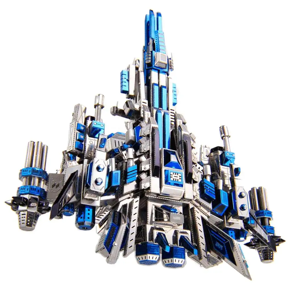 Металлическая 3D головоломка модель боевого самолета скульптура