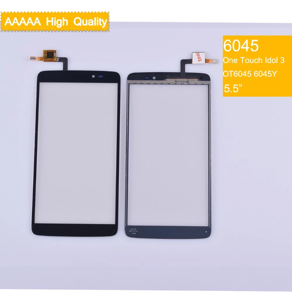 10 шт./лот для Alcatel One Touch Idol 3 6045 OT6045 6045Y сенсорный экран Сенсорная панель Сенсорный