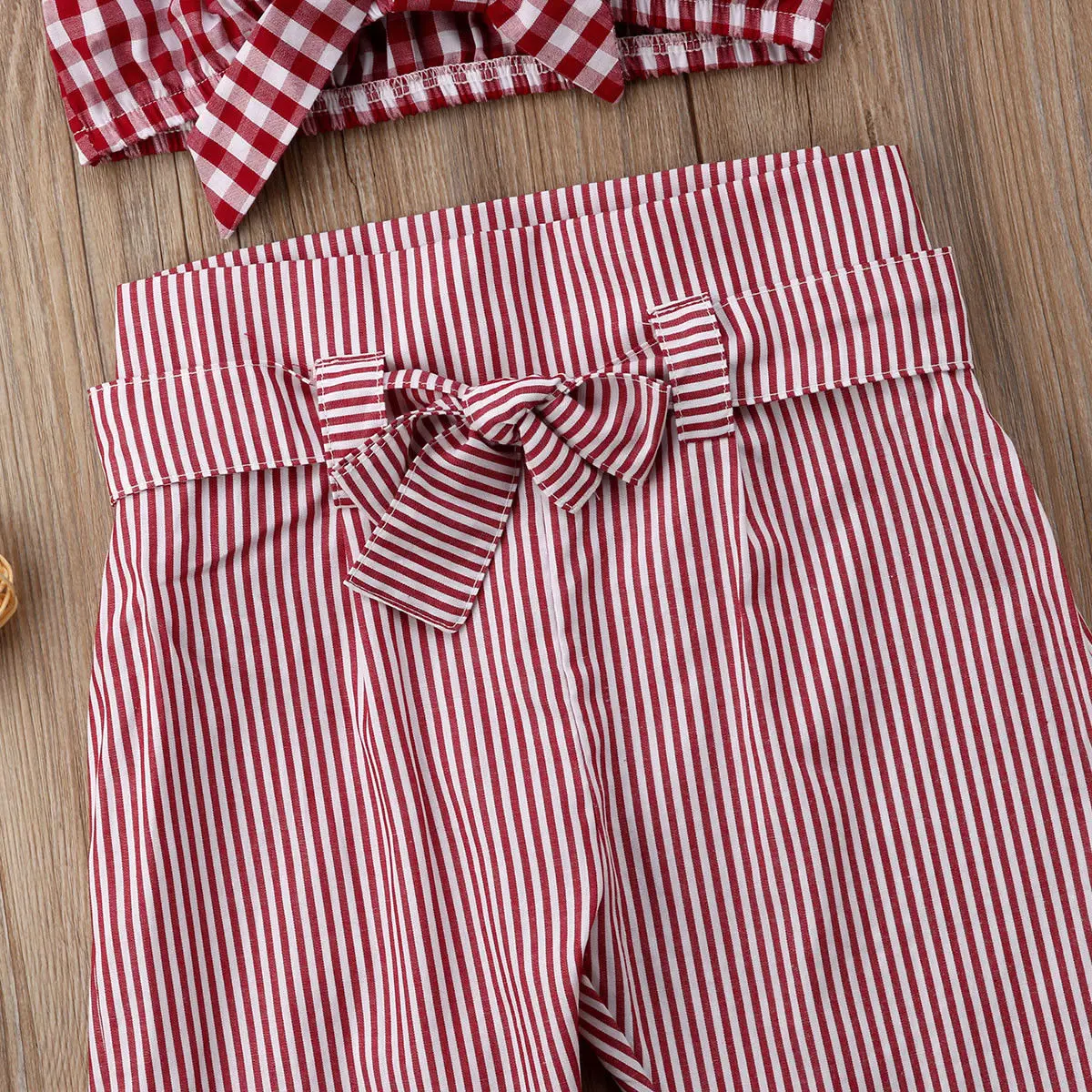 2 шт. детский хлопковый топ без рукавов в шотландскую клетку | Мать и ребенок