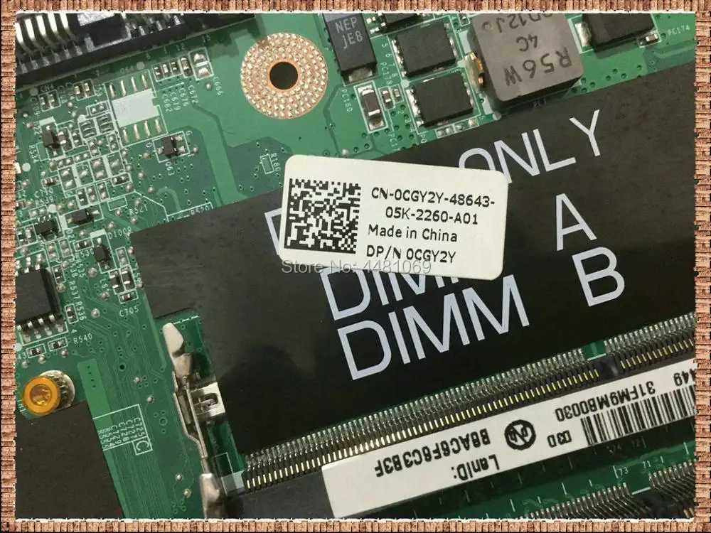 DA0FM9MB8D1 DA0FM9MB8C0 для dell Studio o1557 1558 материнская плата ноутбука CN 0CGY2Y 04DKNR HM57 HD5470