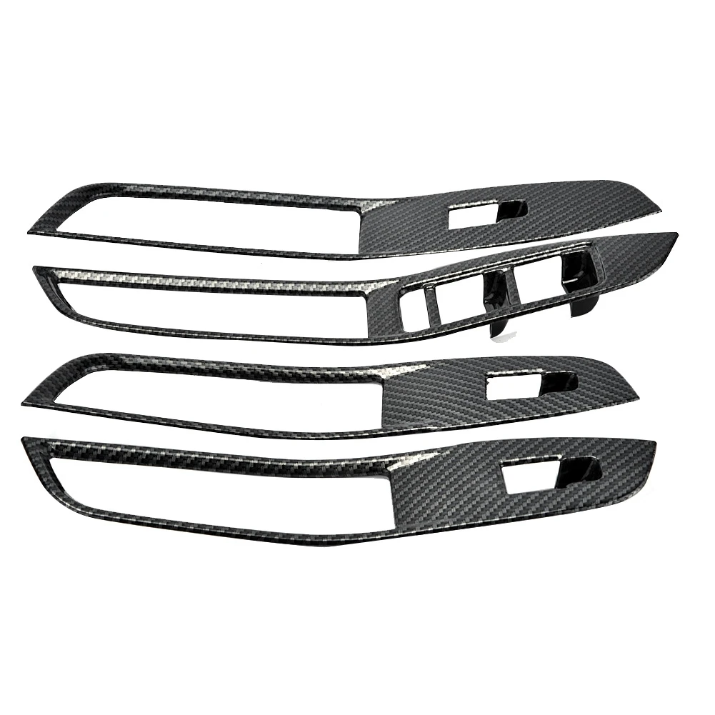 4 шт./компл. Стайлинг автомобиля переключатель окна панель накладка рамка