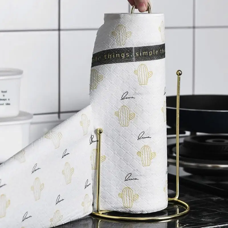 30 sheets/roll Multi-function Washable Printed Kitchen Paper Oil-absorbing Cooking Cleaning Rag Gadget | Дом и сад