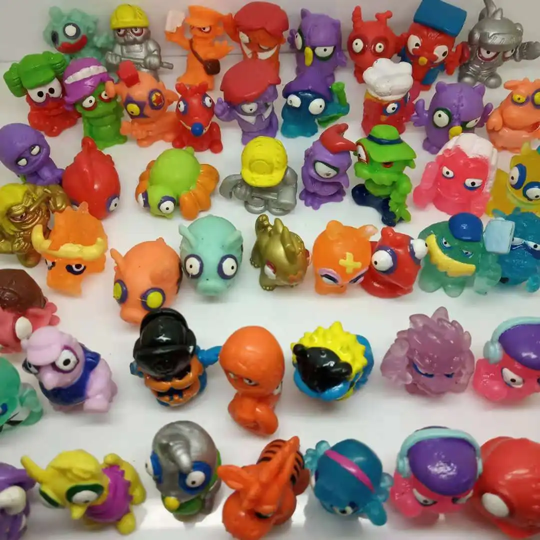 20 шт./50 шт./144 шт./партия Zomlings Monster Zombie Фигурки карманные игрушки монстр сквиш Бенди