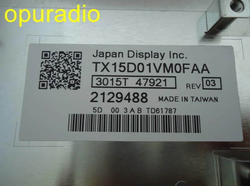 Free Shipping Original LCD DISPLAY TX15D01VM0FAA SCREEN module 2129488 for Mercedes C series car audio radio navigation | Электроника
