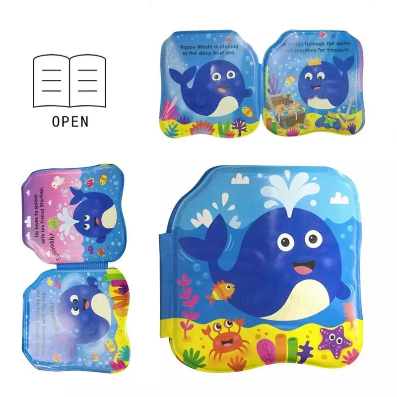 ПВХ ткань для ванной книга не порванные Раннее обучение игрушка Книги малышей