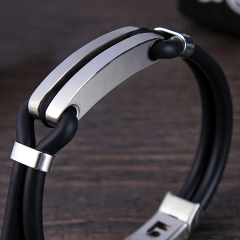 Серебряные пары подарок на день Святого Валентина браслет из нержавеющей стали