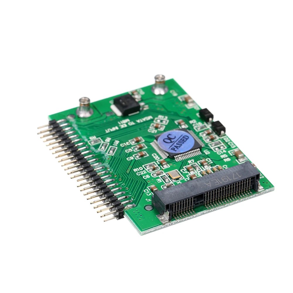 MSATA (PCI E) SSD до 2 5 'ཨPin IDE конвертер адаптер как дюймов HDD для ноутбука 44Pin