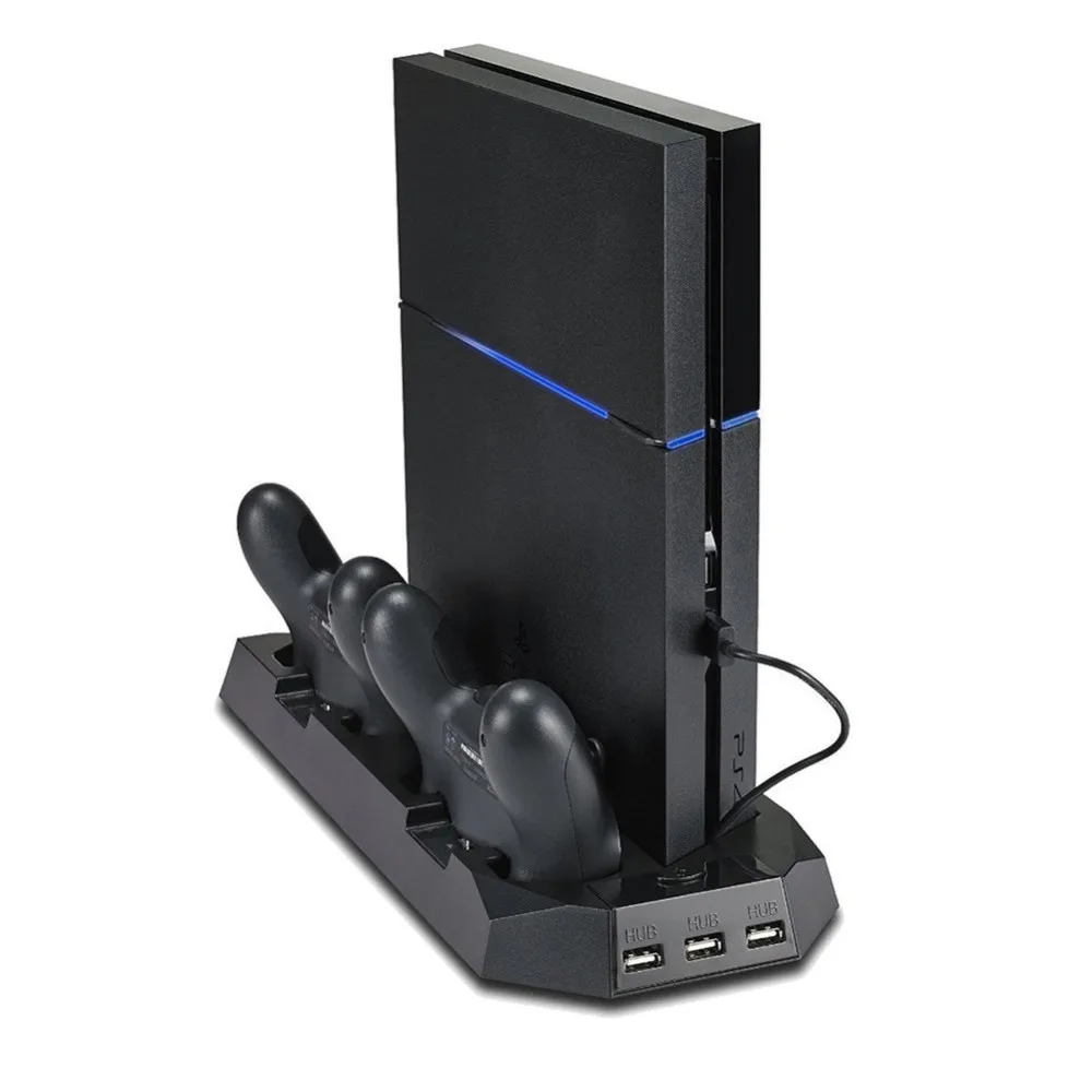 Вертикальный охлаждающий вентилятор для PS4 PlayStation 4 кулер консоли зарядная док