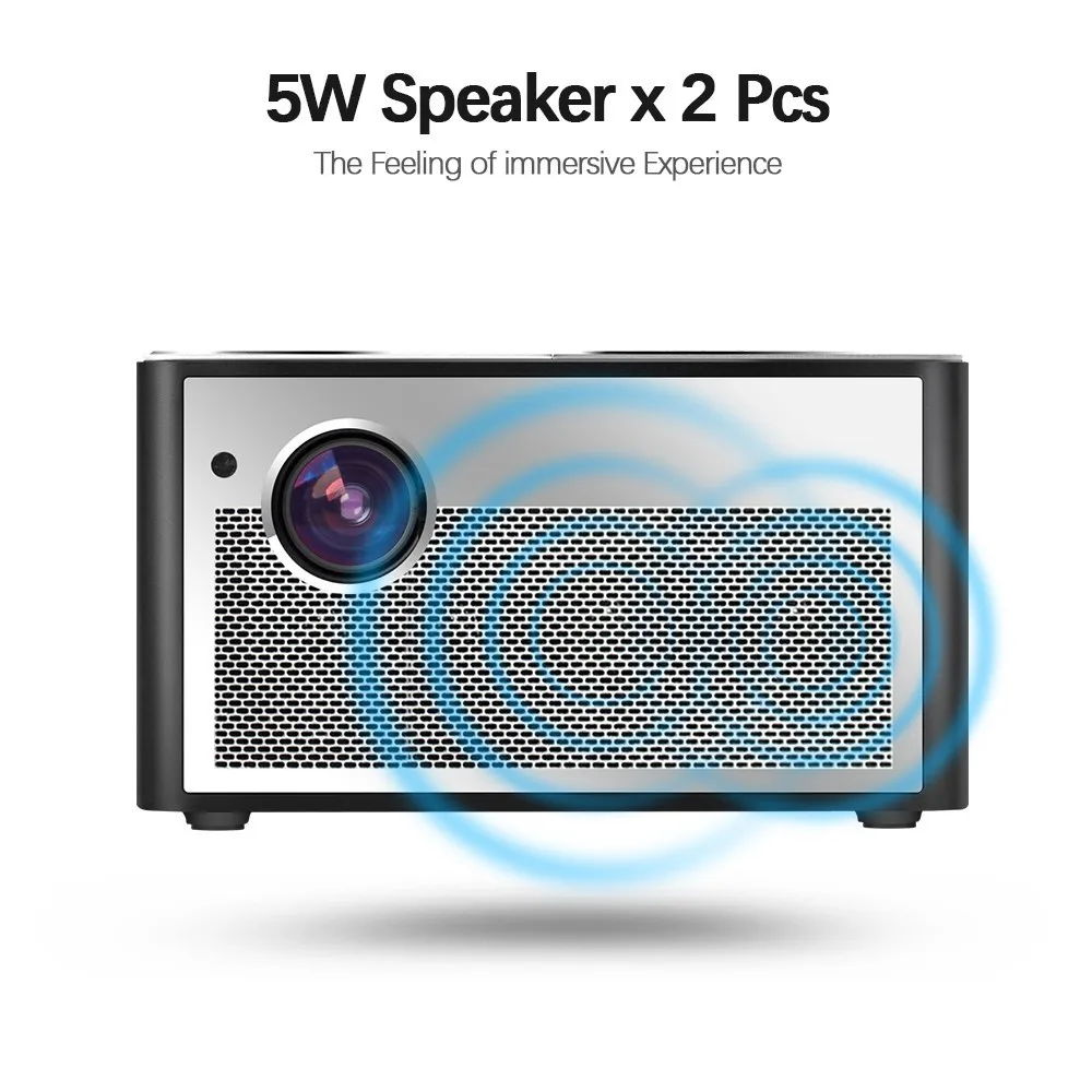 Умный проектор AUN H1 Встроенный Android Wi Fi Bluetooth. Поддержка флэш памяти USB разрешения