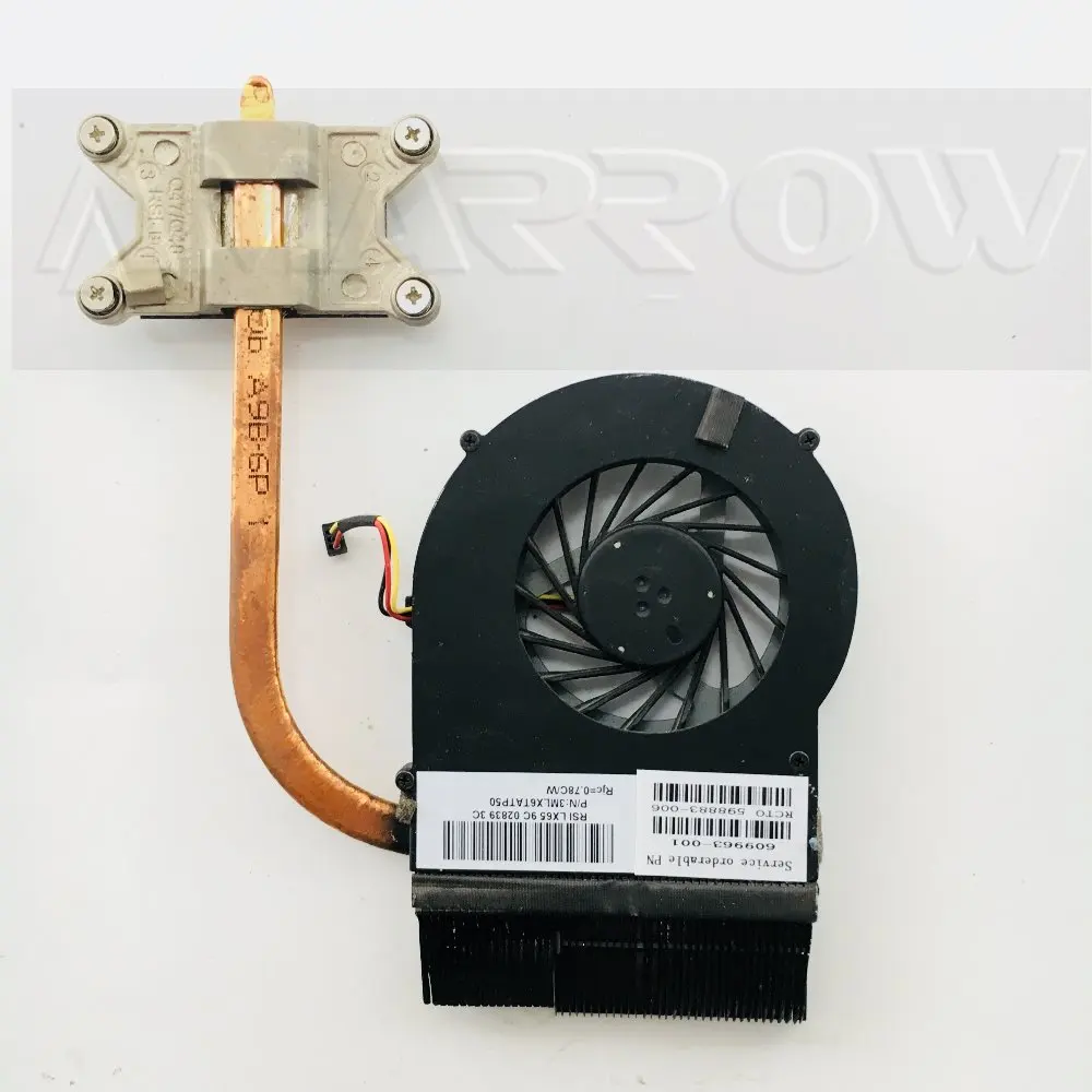 Original for HP pavilion DV6 DV7 dv7-4000 DV6-3000 cooling heatsink and fan 606728-001 637607-001 | Компьютеры и офис
