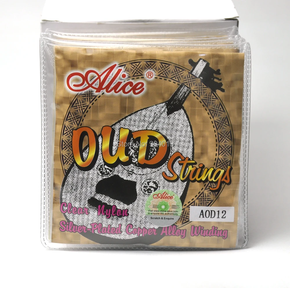 5 комплектов Alice OUD Strings UD чистая нейлоновая Посеребренная Обмотка из медного