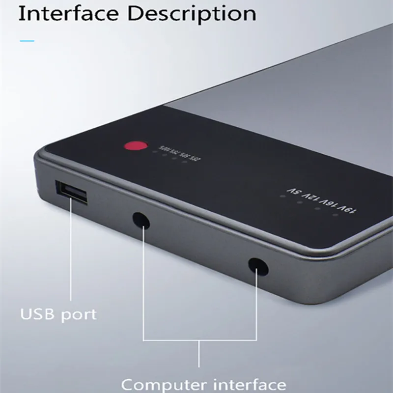 Новый 30000 мАч Ноутбук power Bank 3.5A 19 В в DC 2 USB внешний аккумулятор зарядное устройство