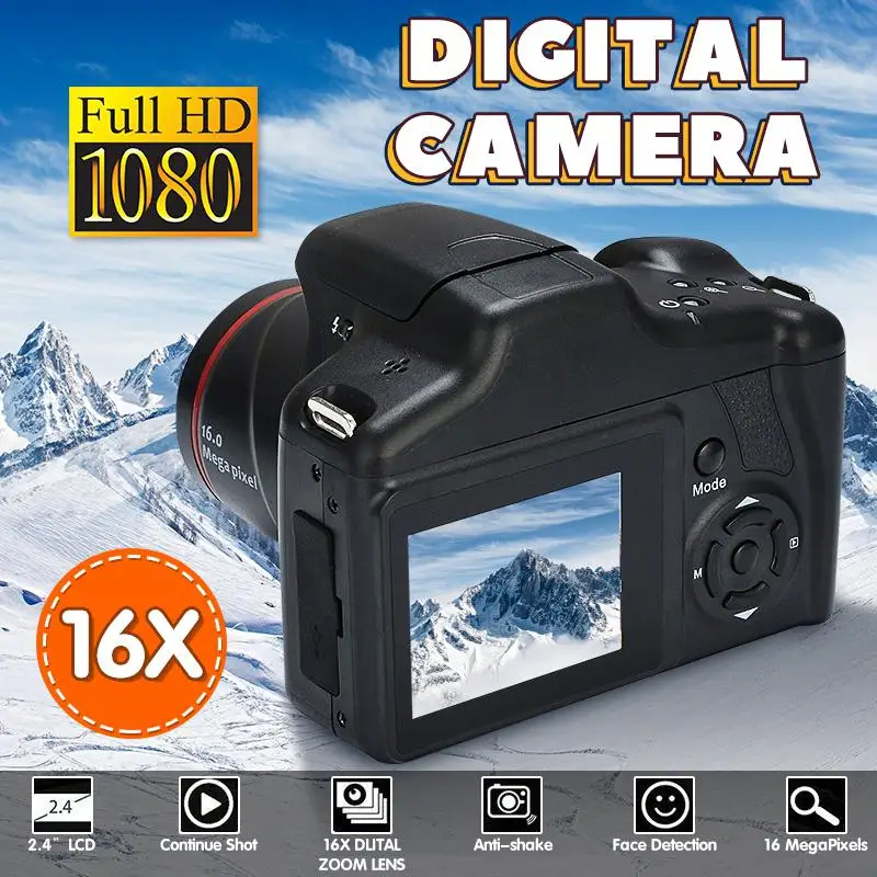 Камера EastVita 720P 16X ZOOM DV Flash Lamp Recorder для записи видео Любительские видеокамеры 