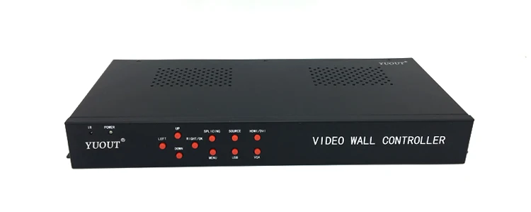 YUOUT YD TVB06 HDMI видео настенный контроллер 2X3 + VGA DVI USB светодиодный/ЖК дисплей