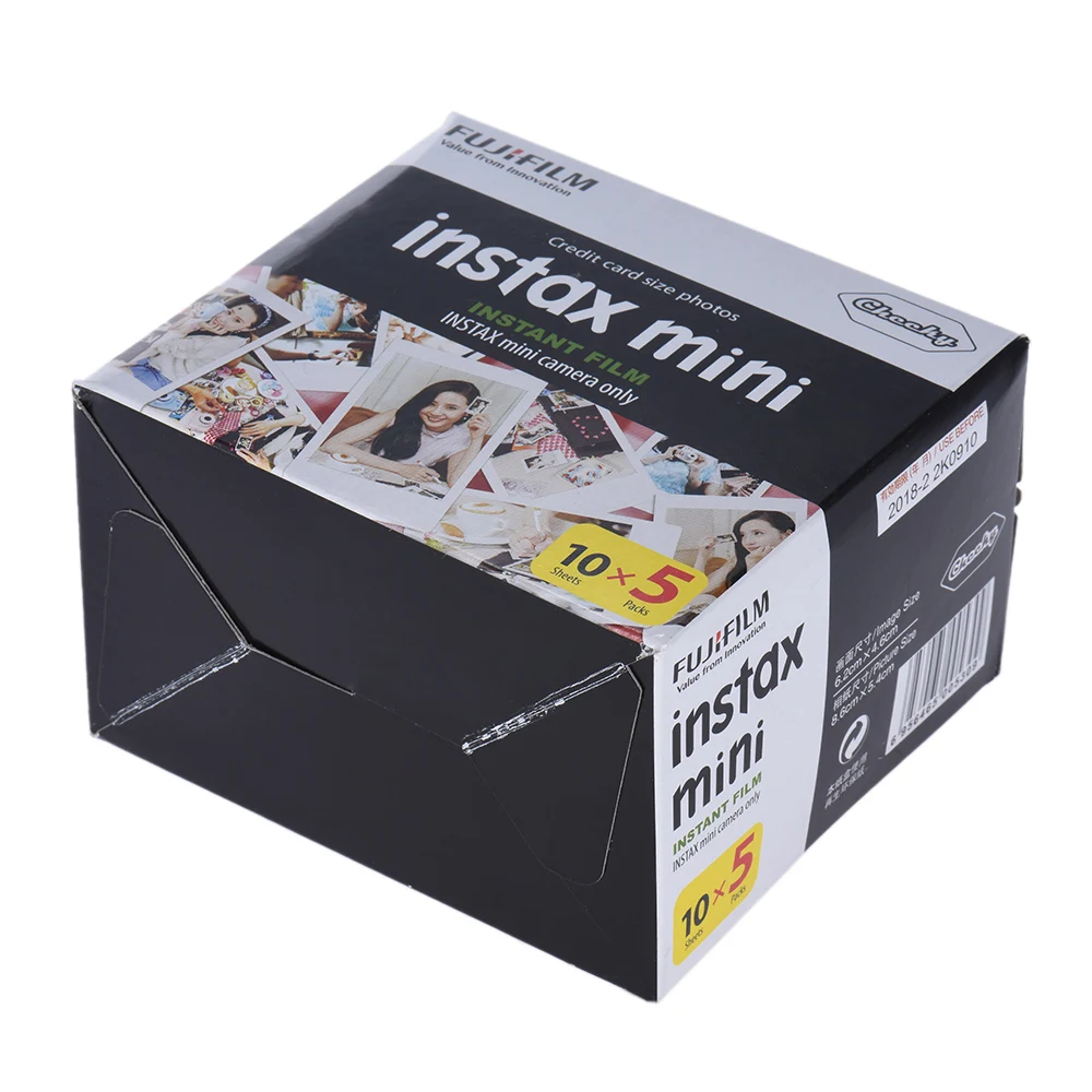 10 200 листов Fujifilm Instax Mini белая пленка фотобумага фотоальбом мгновенная печать для