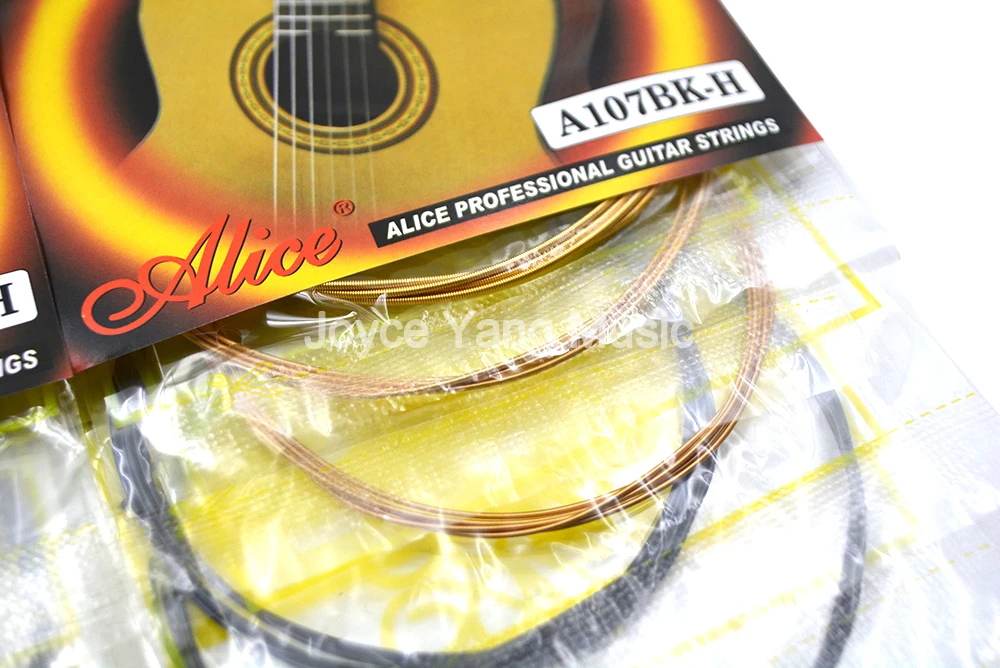 10 Sets of Alice A105/A107BK-H Black Nylon Strings Classical Guitar 1st-6th Free Shipping Wholesales | Спорт и развлечения