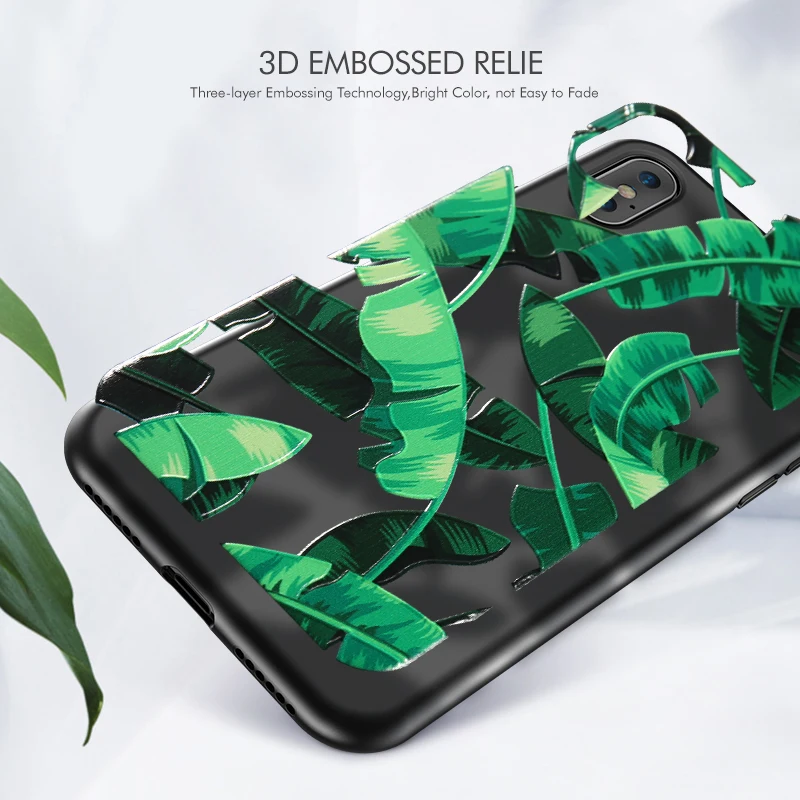 FLOVEME Ретро Цветочный чехол для iPhone X 7 8 6 6S Plus Girly 3D рельефные Мягкие силиконовые