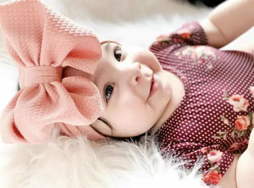 Повязка На Голову Нейлоновая с бантом для маленьких девочек|Аксессуары| |