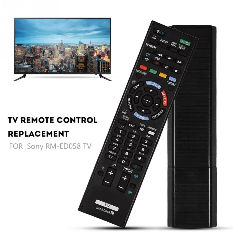 ABS Черный пульт дистанционного управления для Sony RM ED058 TV|Пульты ДУ| |