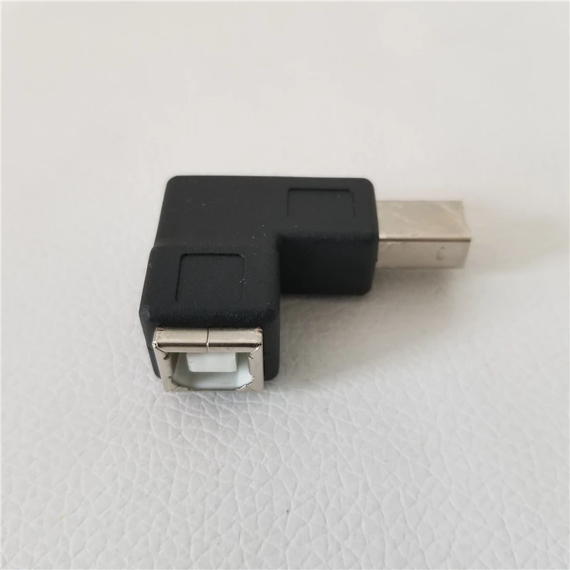 Адаптер для порта принтера USB 2 0 Type B переходник на 90 градусов под прямым углом