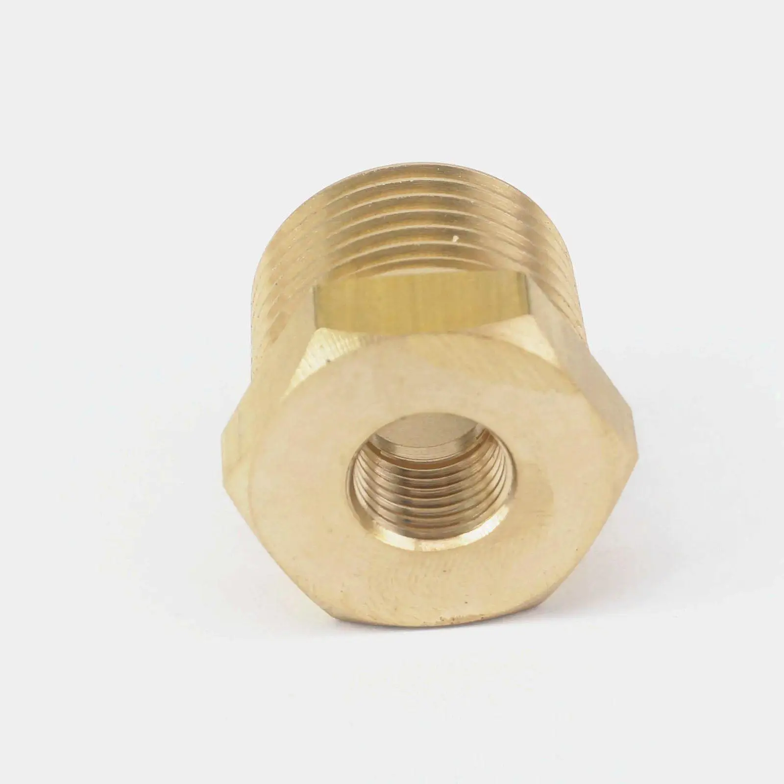 Латунь 1/2 &quotBSPT папа x 1/8&quot NPT адаптер Латунная Труба втулка штуцер соединитель