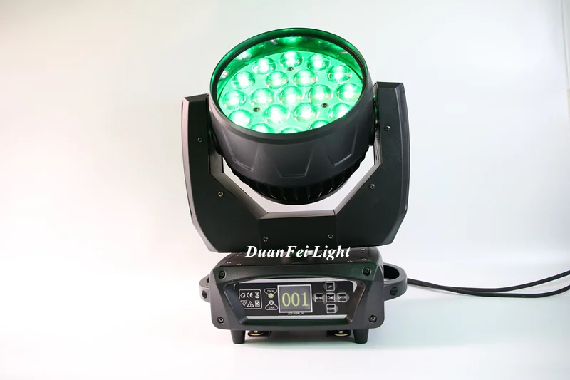 (Flycase) 6 Лот 19*15 Вт led rgbw Перемещение Головы увеличение луча dmx dj moving head wash 15