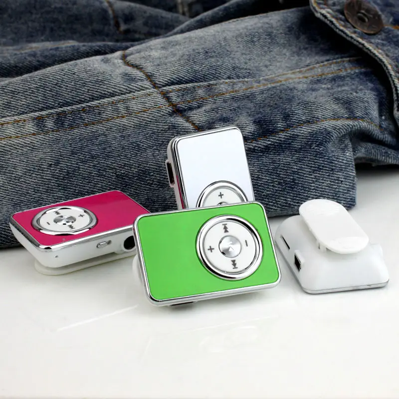 Портативный mp3 плеер USB мини MP3 с зажимом спортивный поддержкой карт Micro SD и TF на 32