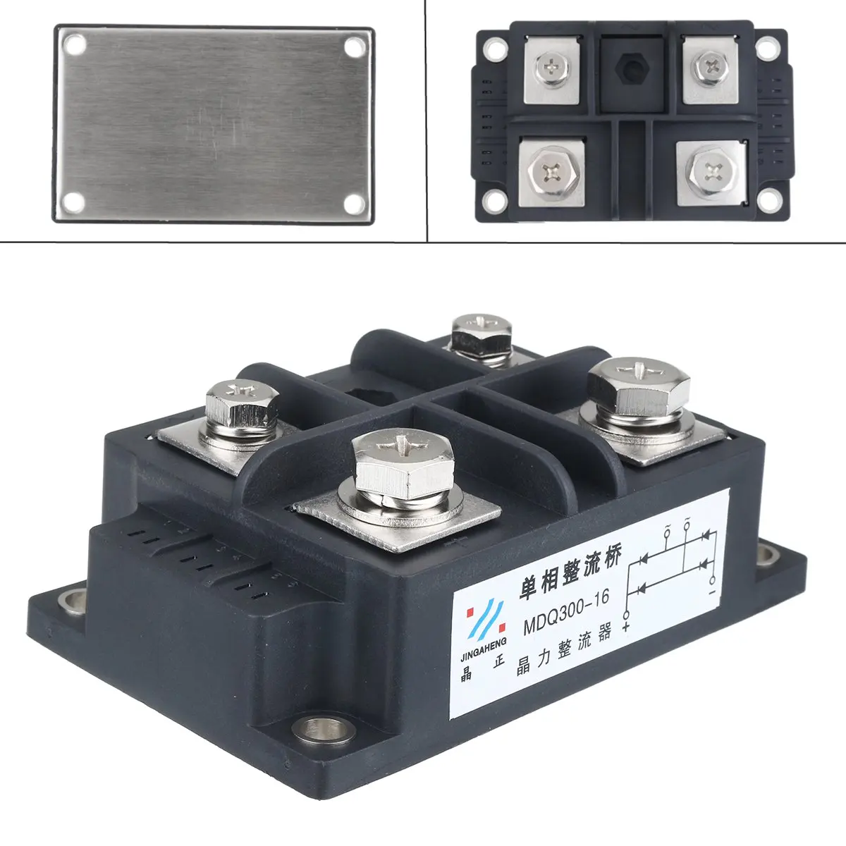 Однофазный силиконовый диодный металлический чехол 300A Amp 1600V модуль выпрямителя