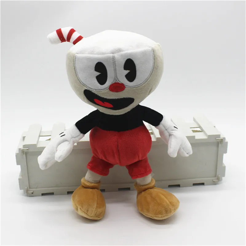 Cuphead игрушка плюшевая игра Cuphead Chalice Mugman BOSS King Dice Ms. Chalice Puphead figura kawaii кукла 25-36cmfor подарок