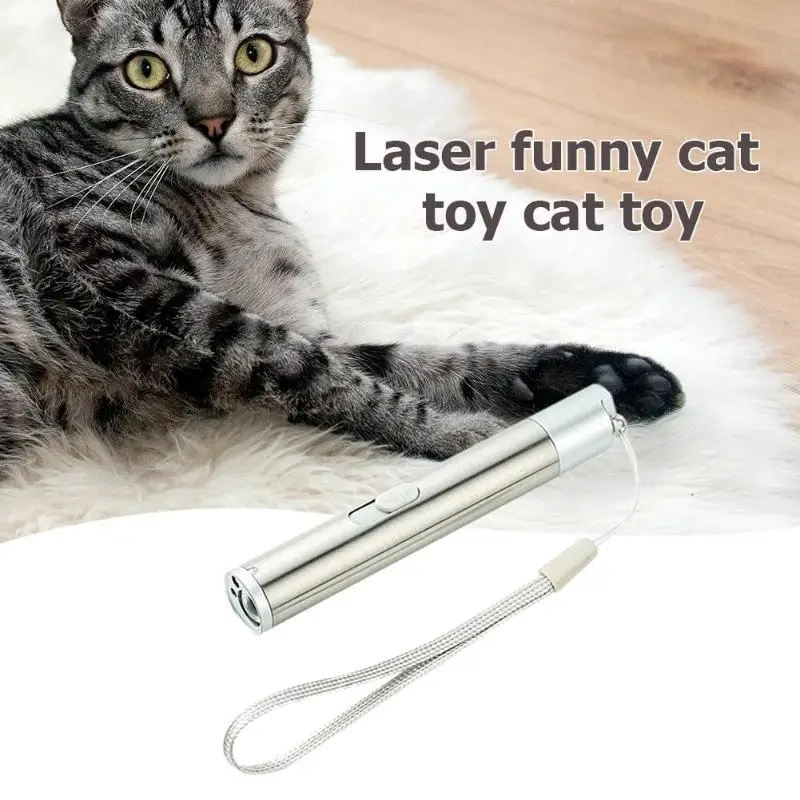 Pet LED лазерная ручка Кошка инфракрасная анимация интерактивная игрушка с USB