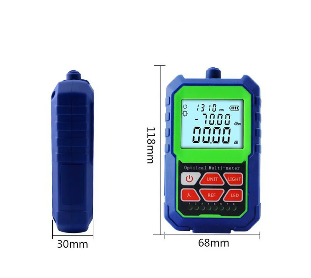 Мини мощность красный свет машина оптический измеритель мощности Визуальный