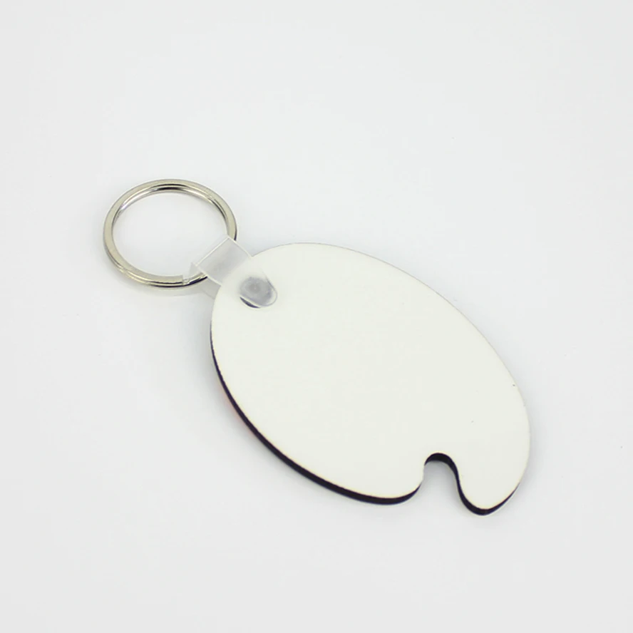 Оптовая продажа 500 шт. сделай сам пустые овальные Брелоки для ключей