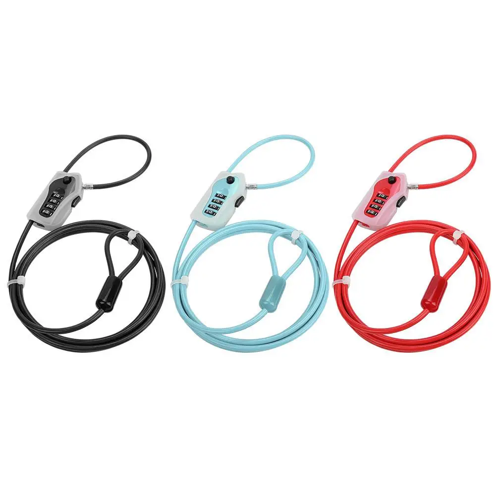 Замок для велосипеда Противоугонный 4 значный пароль цинковый сплав замок