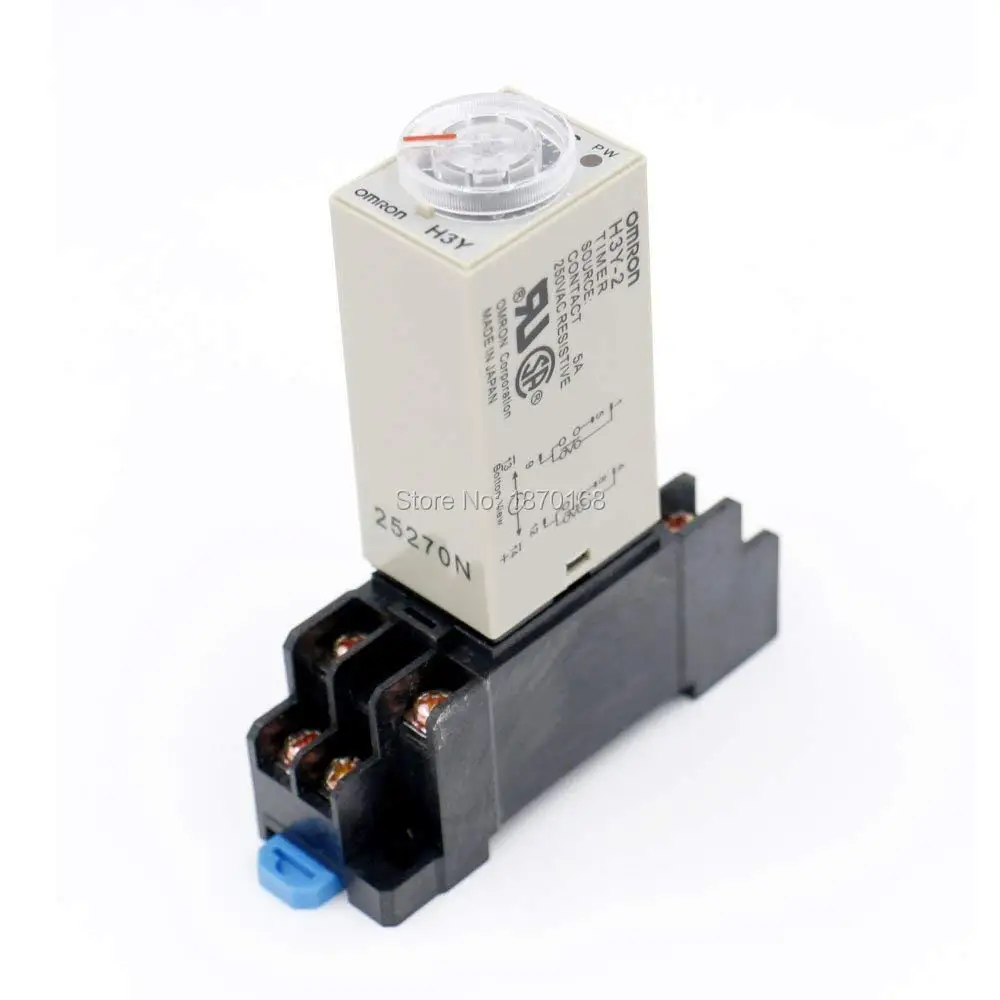 H3Y 2 220VAC 8P 0 5 Minutes Timing Delay Range DPDT Relay Timer Relays - AliExpr